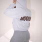 Hoochie Cropped Zip-Up Hoodie